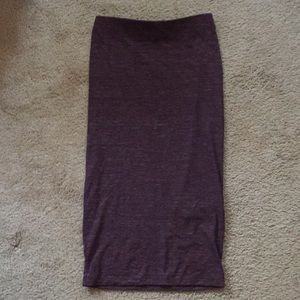 Long pencil skirt